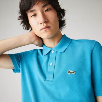 Lacoste Slim Fit Polo in Petit Piqué Pánské - Polo Blankyt | CZ-lVFS3O